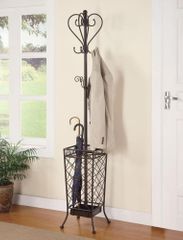 Metal Coat Rack with Umbrella Stand - 900811