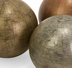 Metallic Finish 5" Globe Spheres (Set of 4) - IMAX - 5550-4