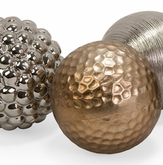 Metallic Finished Orbs (Set of 4) - IMAX - 1589-4