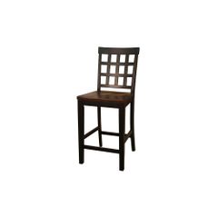 Mia 24" Wood Stool - Set of 2 - American Hertiage - AH-700205BLK-SD