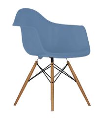 Mid-Century Dining Chair in Blue - DC-311V-BL