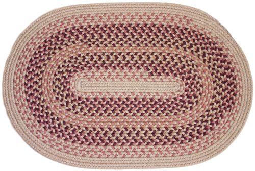 Millennium Claret 4'x6' Braided Rug - Rhody Rug - M-71446CL