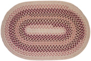 Millennium Claret 4'x6' Braided Rug - Rhody Rug - M-71446CL