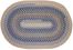 Millennium Periwinkle 8' Round Braided Rug - Rhody Rug - M-9148RDPW