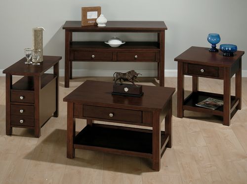 Milton Cherry 4PC Accent Table Set - 251-5