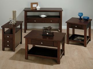 Milton Cherry 4PC Accent Table Set - 251-5