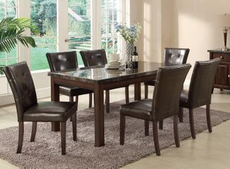 Milton Marble Top Dining Table and 6 Chairs - 103770