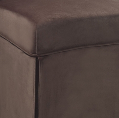 Mink Brown Velvet Skirted "Slip Over" (Fits 741-440 Chair) - Powell Furniture - 741-256Z