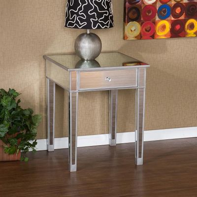 Mirage Mirrored Accent table - Holly and Martin