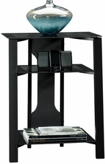 Mirage Technology Pier Black / Clear - Sauder Furniture - 411971