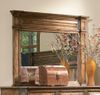Mirror - Edgewood Mirror in Warm Brown Oak - Coaster - 201624