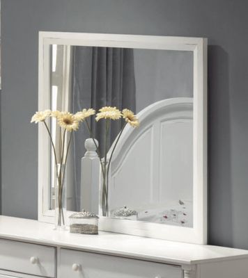 Mirror - Kayla Mirror in White - Coaster - 201184