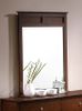 Mirror - Tamara Mirror in Walnut - Coaster - 201154