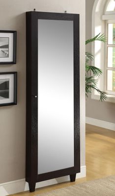 Mirrored Jewelry Cheval with Storage - 901767