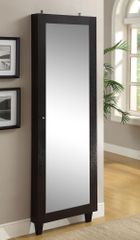 Mirrored Jewelry Cheval with Storage - 901767