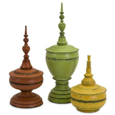 Misa Finials (Set of 3) - IMAX - 29539-3