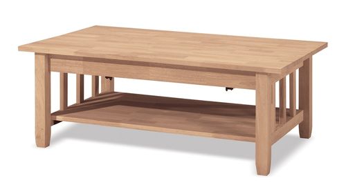 Mission Tall Coffee Table with Lift Top - BJ6TCL