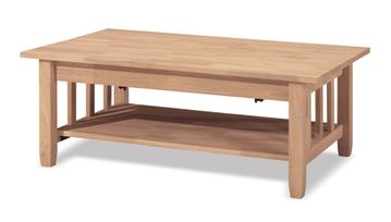 Mission Tall Coffee Table with Lift Top - BJ6TCL
