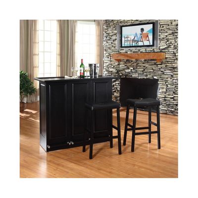 Mobile Folding Bar in Black With 29