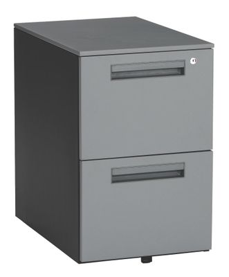 Mobile Pedestal with 2 Drawers 15.5