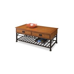 Modern Craftsman Coffee Table with Two Drawers - Home Styles - HS-5050-21