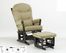 Modern Multiposition and Recliner Glider with Ottoman Combo - Dutailier - C20-84A
