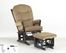 Modern Multiposition Glider and Ottoman Combo - Dutailier - C01-84A