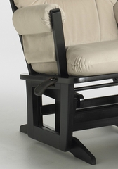 Modern Multiposition Glider and Ottoman Combo - Dutailier - C01-84C