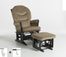 Modern Multiposition Glider and Ottoman Combo - Dutailier - C01-84C
