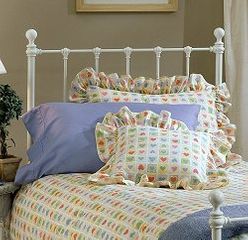 Molly Full Size Headboard with Frame in White - Hillsdale Furniture