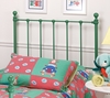 Molly Twin Size Headboard with Frame in Green - Hillsdale Furniture