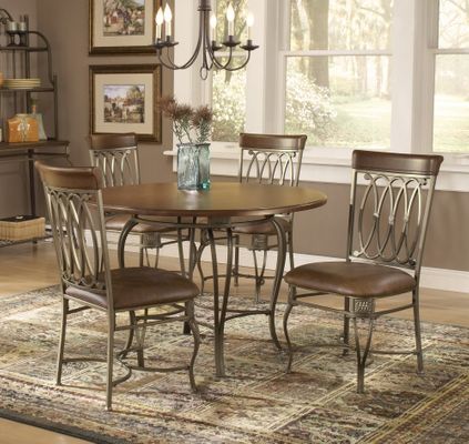 Montello 5-Piece Dining Room Furniture Set - Hillsdale Furniture - 41541DTBC45
