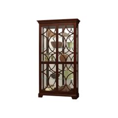 Morriston Chocolate Display Cabinet - Howard Miller