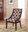 Mulberry and Grey High Back Accent Chair, 20-1/2" Seat Height - Powell Furniture - 502-822