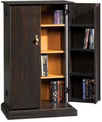 Multimedia Storage Cabinet Antiqued Paint - Sauder Furniture - 402652
