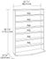 Multimedia Storage Tower Cinnamon Cherry - Sauder Furniture - 409110