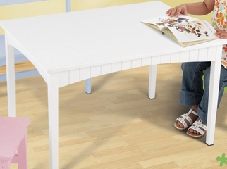 Nantucket Table with Bench and 2 Chairs in Pastel - KidKraft Furniture - 26112
