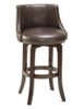 Napa Valley Swivel Bar Stool in Brown Leather - Hillsdale Furniture - 4294-831