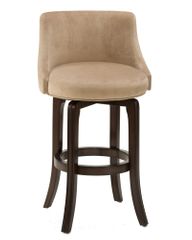 Napa Valley Swivel Bar Stool in Textured Khaki Fabric - Hillsdale Furniture - 4294-832