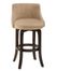 Napa Valley Swivel Bar Stool in Textured Khaki Fabric - Hillsdale Furniture - 4294-832