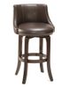 Napa Valley Swivel Counter Stool in Brown Leather - Hillsdale Furniture - 4294-827