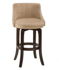 Napa Valley Swivel Counter Stool in Textured Khaki Fabric - Hillsdale Furniture - 4294-828