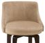 Napa Valley Swivel Counter Stool in Textured Khaki Fabric - Hillsdale Furniture - 4294-828