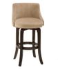 Napa Valley Swivel Counter Stool in Textured Khaki Fabric - Hillsdale Furniture - 4294-828