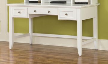 Naples Executive Desk in White - Home Styles - 5530-15
