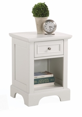 Naples Queen Size Headboard, Night Stand, and Drawer Chest in White - Home Styles - 5530-5012