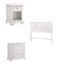Naples Queen Size Headboard, Night Stand, and Drawer Chest in White - Home Styles - 5530-5012