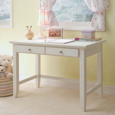 Naples Student Desk in White - Home Styles - 5530-16
