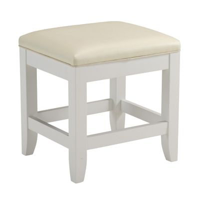 Naples Vanity Bench in White - Home Styles - 5530-28