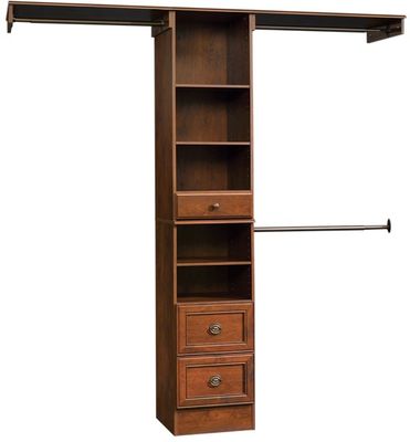 Narrow Closet In A Box - Coach Cherry - Sauder Furniture - 409802